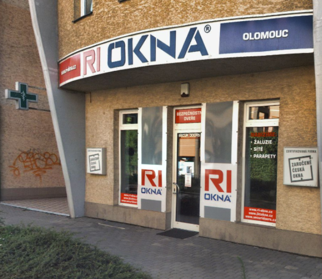 Prodejna RI OKNA ušák Olomouc, Wellnerova 3